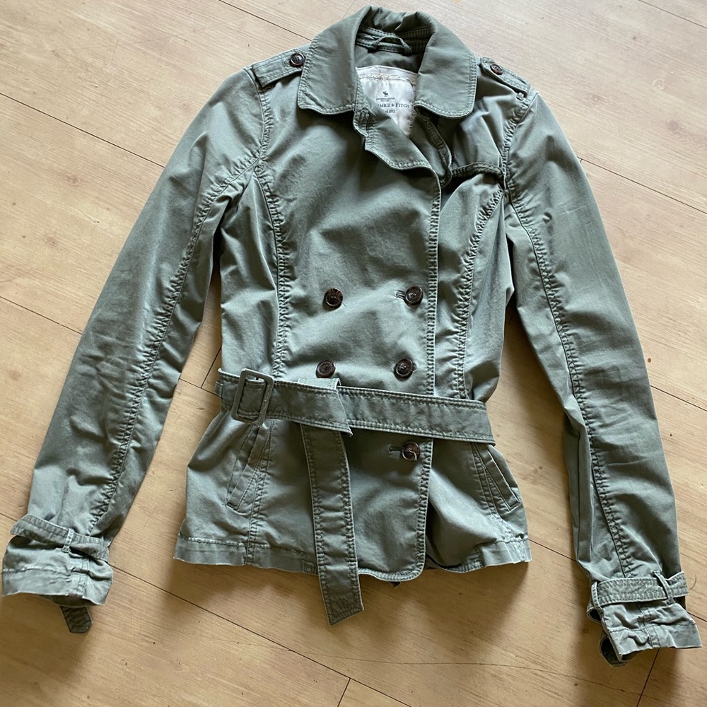 Womens Abercrombie & Fitch Trench Coat